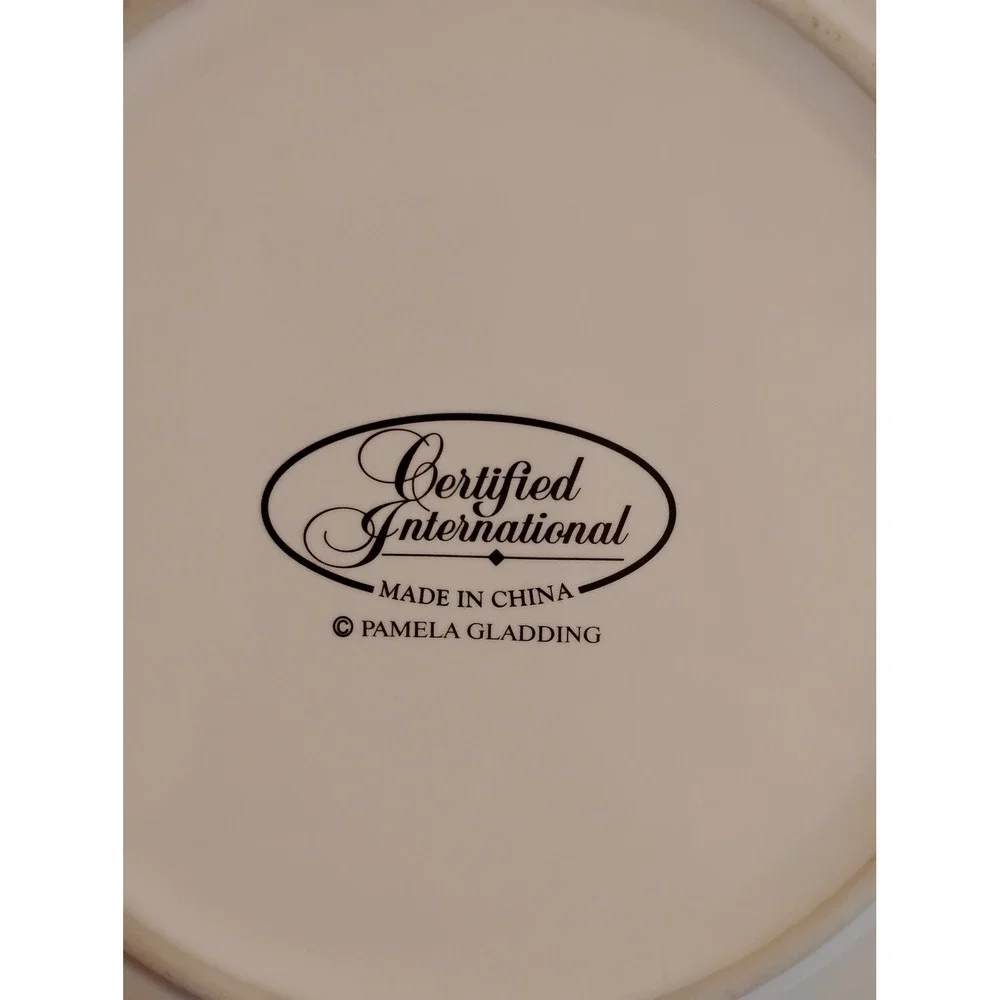 Certified International Pamela Gladding Grand Hotel Turin Decorative Plate 10.5
